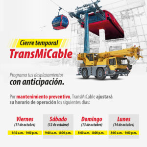 Cierre temporal TransMiZonal octubre 2025