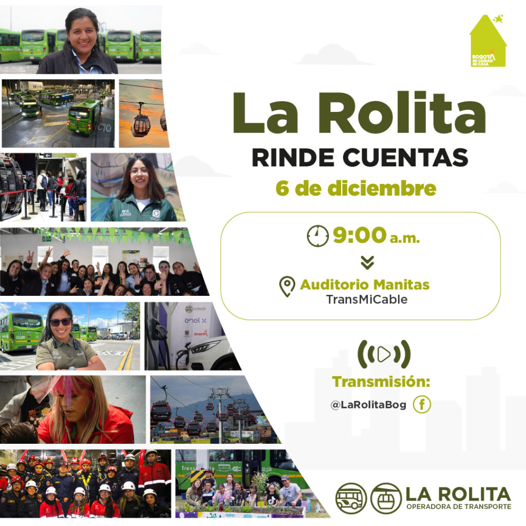 La Rolita rinde cuentas el 6 de diciembre a las 9:00 a.m. en el auditoria de manitas