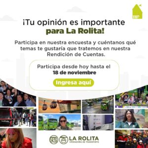 Participa en nuestra encuesta y cuéntanos qué temas quieres que prioricemos para la presentación de nuestra gestión: https://forms.office.com/r/QBfCWgGN7L