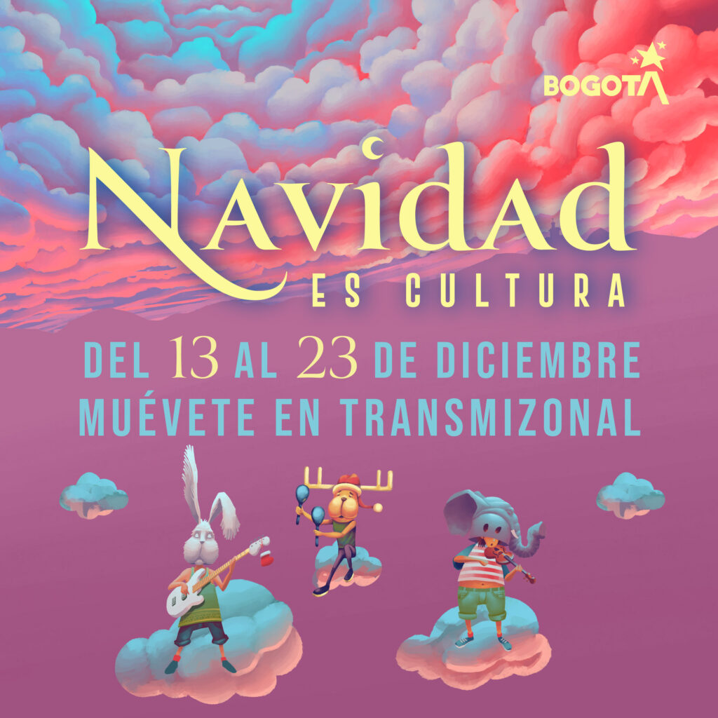 Afiche Ruta Navideña del 13 al 23 de noviembre. Navidad es cultura.