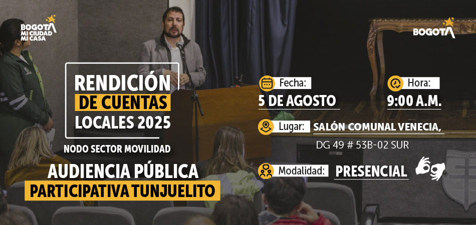 Rendición de cuentas 5 agosto